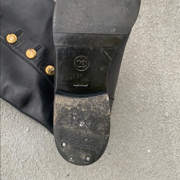 Chanel horseback riding/moto boots - Picture 3 of 5